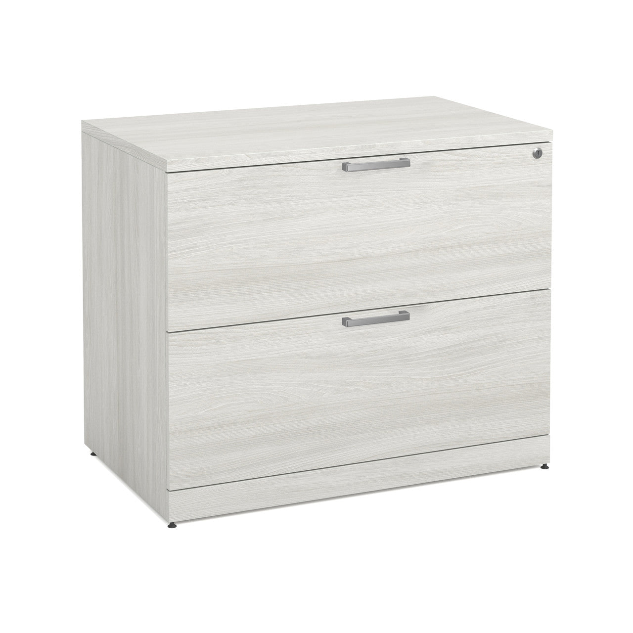 OfficeSource Laminate Lateral Files 2 Drawer Lateral File - Arcadia White