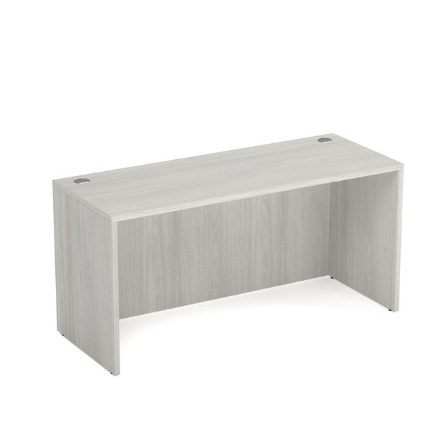 OfficeSource Laminate 60"W Credenza Shell - Arcadia White