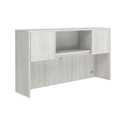 OfficeSource Laminate Open Hutch - 66"W - Arcadia White