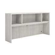 OfficeSource Laminate Open Hutch - 71"W - Arcadia White