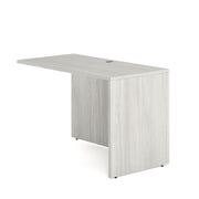 OfficeSource Laminate Reversible Return - 47''W x 24''D - Arcadia White