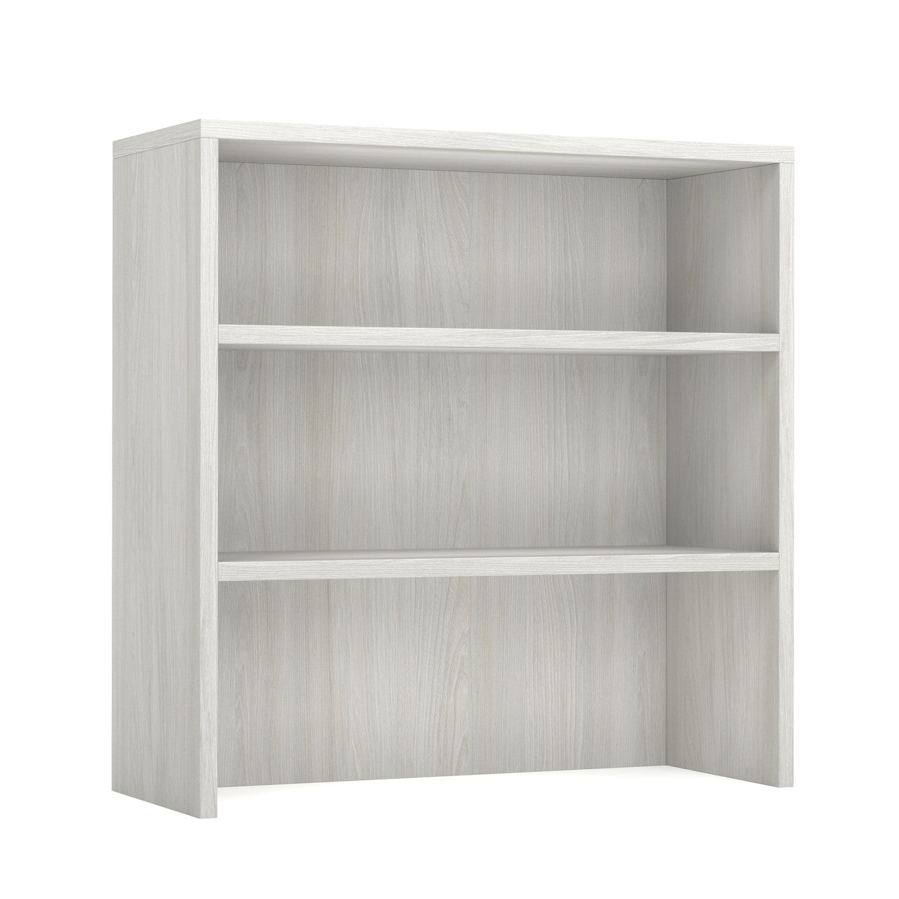 OfficeSource Laminate Open Hutch - 35.5" Wide - Arcadia White