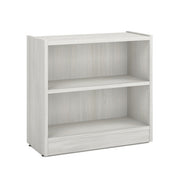 OfficeSource Laminate Bookcase - 2 Shelves - Arcadia White