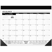 Julian Dates - Monthly - 12 Month - January 2026 to December 2026 - 1 Month Single Page Layout - 21 3/4" x 17" Sheet Size - 3" x 2.25" Block - Headband - Desktop - White - Poly, Paper - Ruled Daily Block - 1 Each
