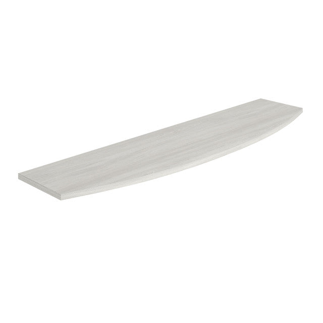 OfficeSource Laminate Transaction Top - Arcadia White