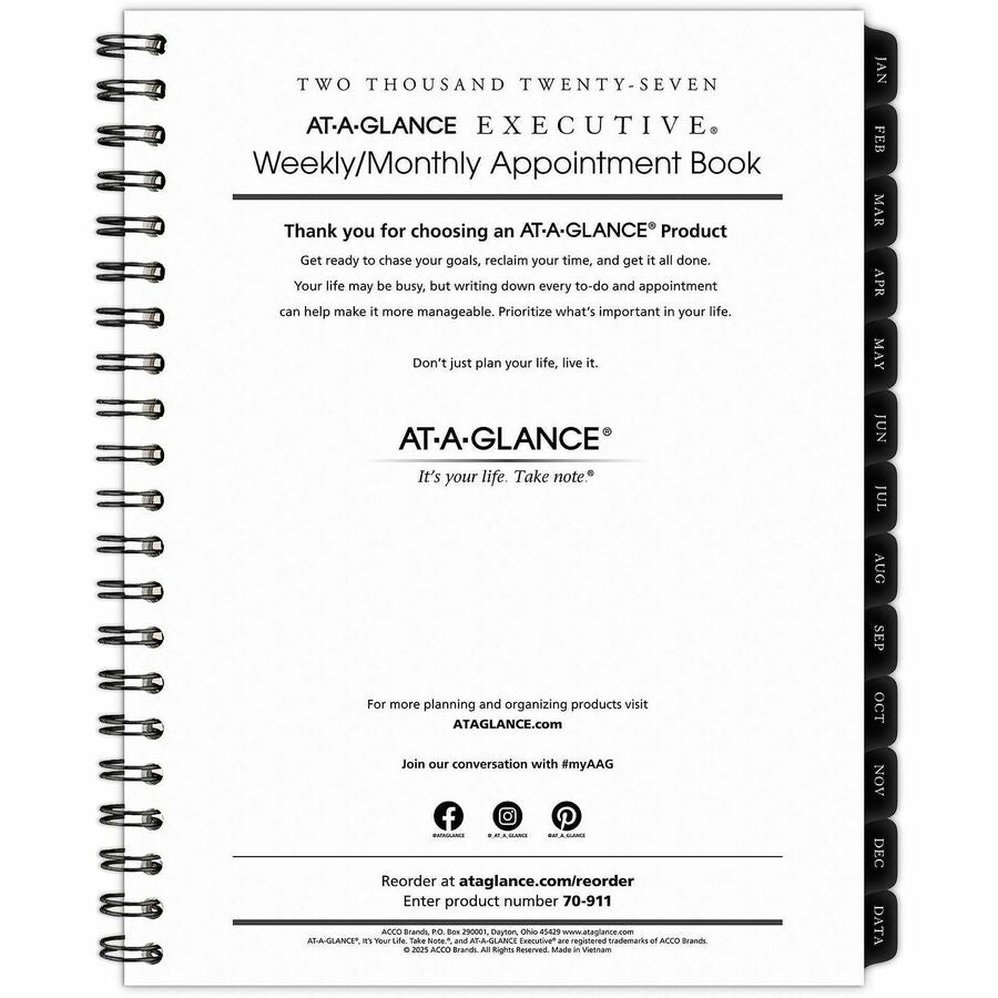 At-A-Glance Executive Refill for 70-NX81