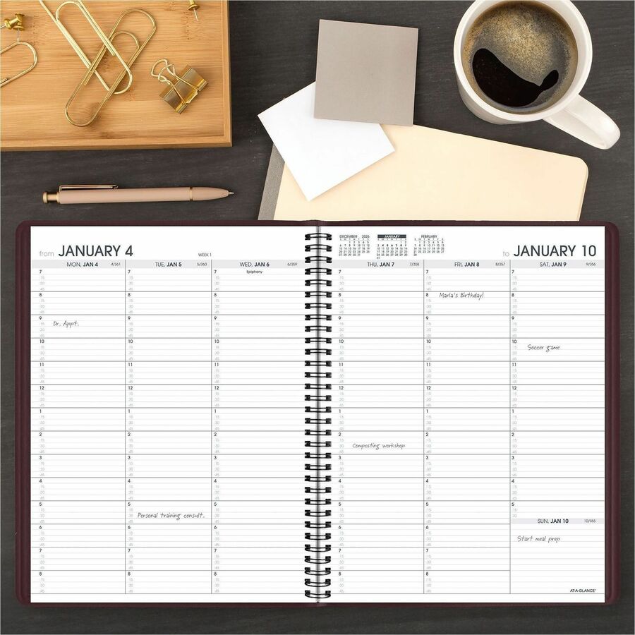 At-A-Glance Weekly Appointment Book