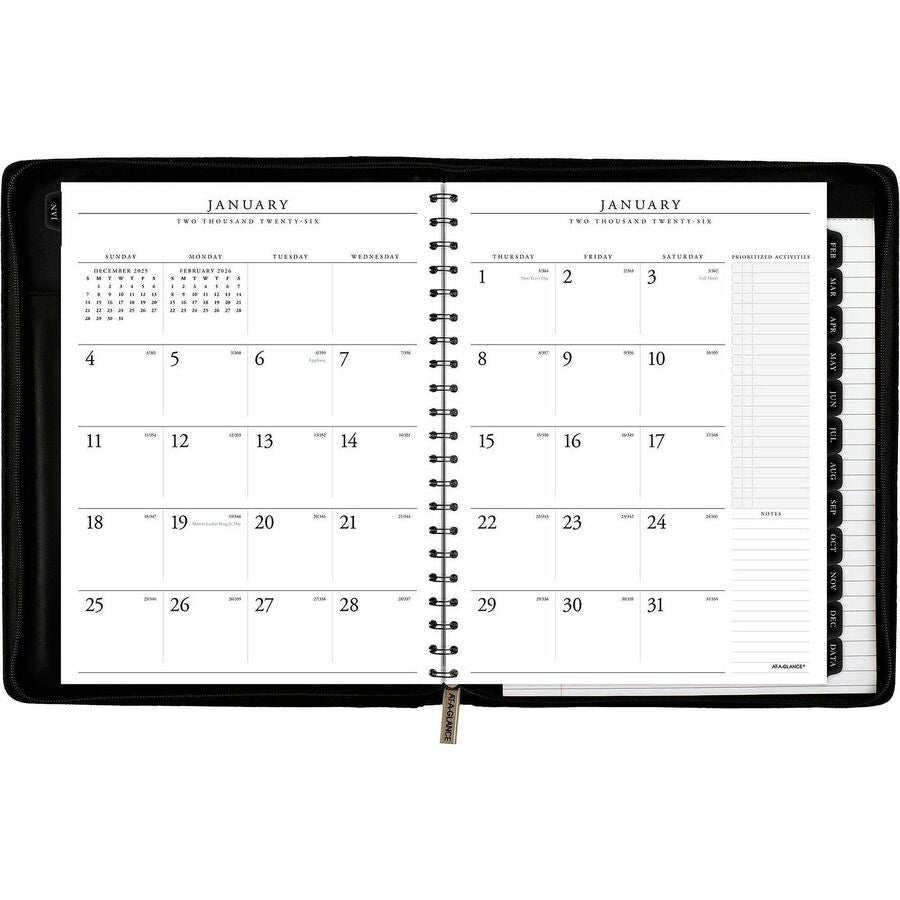 At-A-Glance Executive Appointment Book with Zipper