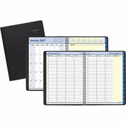 At-A-Glance QuickNotes Appointment Book Planner, Large, Weekly/Monthly, January-December 2026, 8:00 AM-8:45 PM, Black Simulated Leather Cover, 8 3/4" x 11", 1 Each
