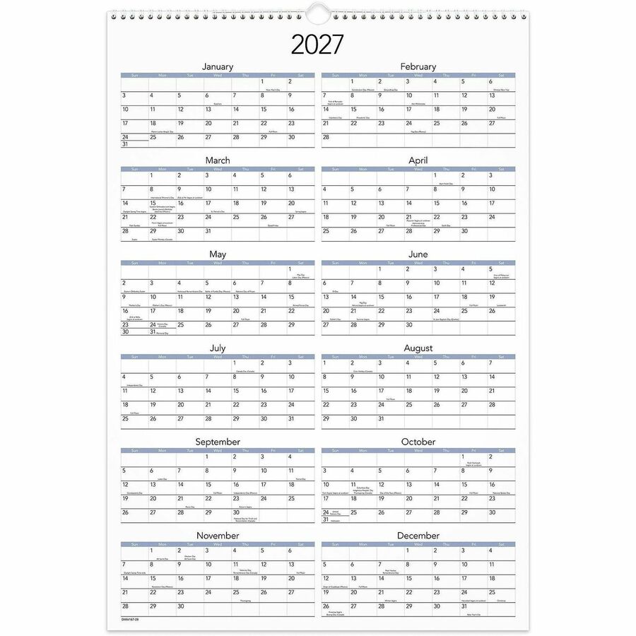 At-A-Glance Puppies Wall Calendar