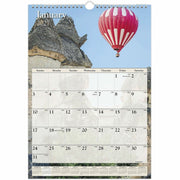 At-A-Glance Scenic Wall Calendar, Medium, Monthly, 12" x 17", Wire Bound, White, January 2026-December 2026, 1 Each