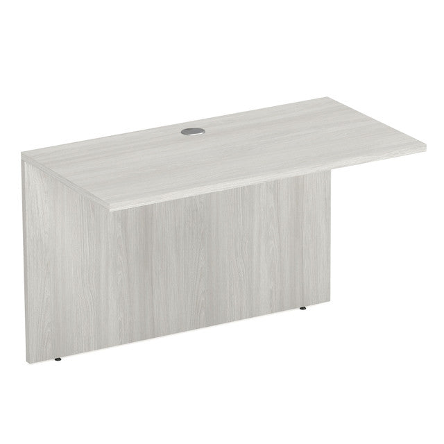 OfficeSource Laminate Bridge - 47''W x 24''D - Arcadia White