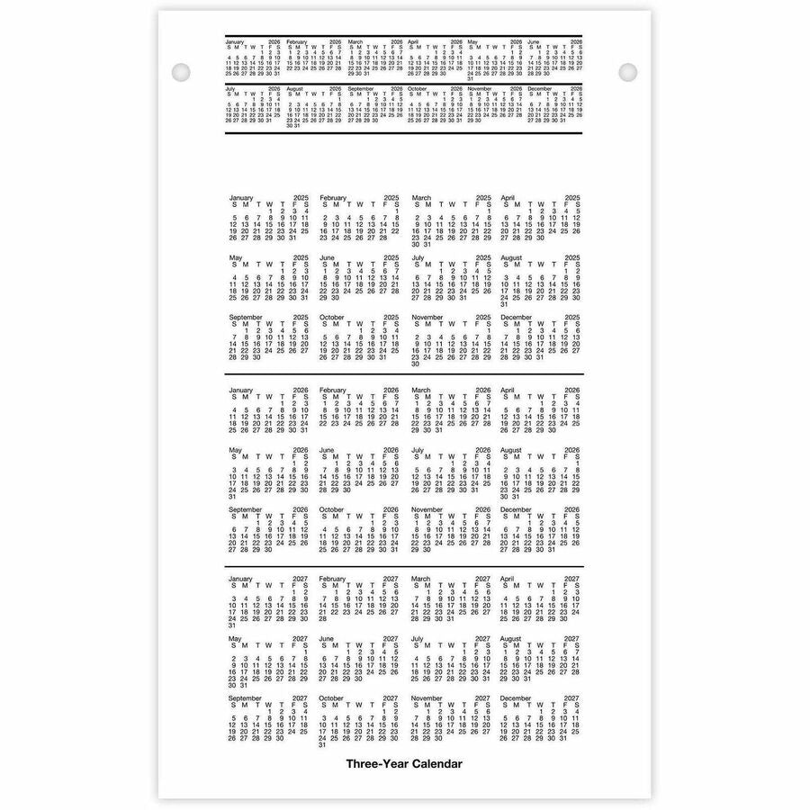At-A-Glance Pad Style Desk Pad Calendar Refill