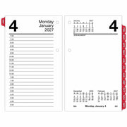 At-A-Glance Loose-Leaf Desk Calendar Refill withTabs