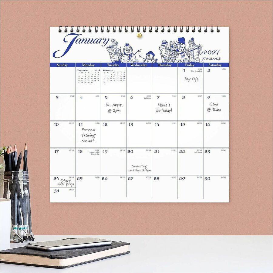 At-A-Glance Illustrator's EditionWall Calendar