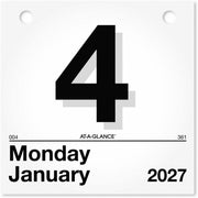 At-A-Glance "Today Is"Wall Calendar Refill - Julian Dates - Daily - 1 Year - January 2026 to December 2026 - 1 Day Single Page Layout - 6" x 6" Sheet Size - White - Paper - 1 Each