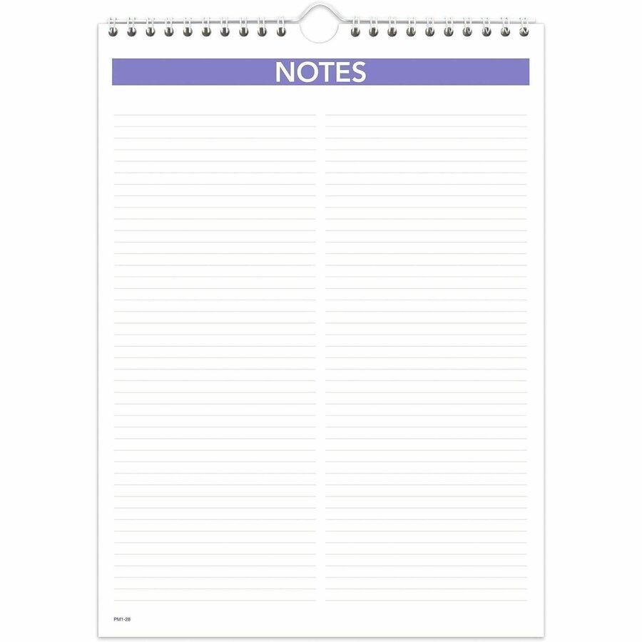 At-A-Glance Wall Calendar, Small, Monthly, January 2026–December 2026, 8" x 11", Wire Bound, White, 1 Each