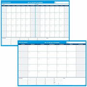 48" x 32" Sheet Size - Blue - Laminated, Erasable - 1 Each