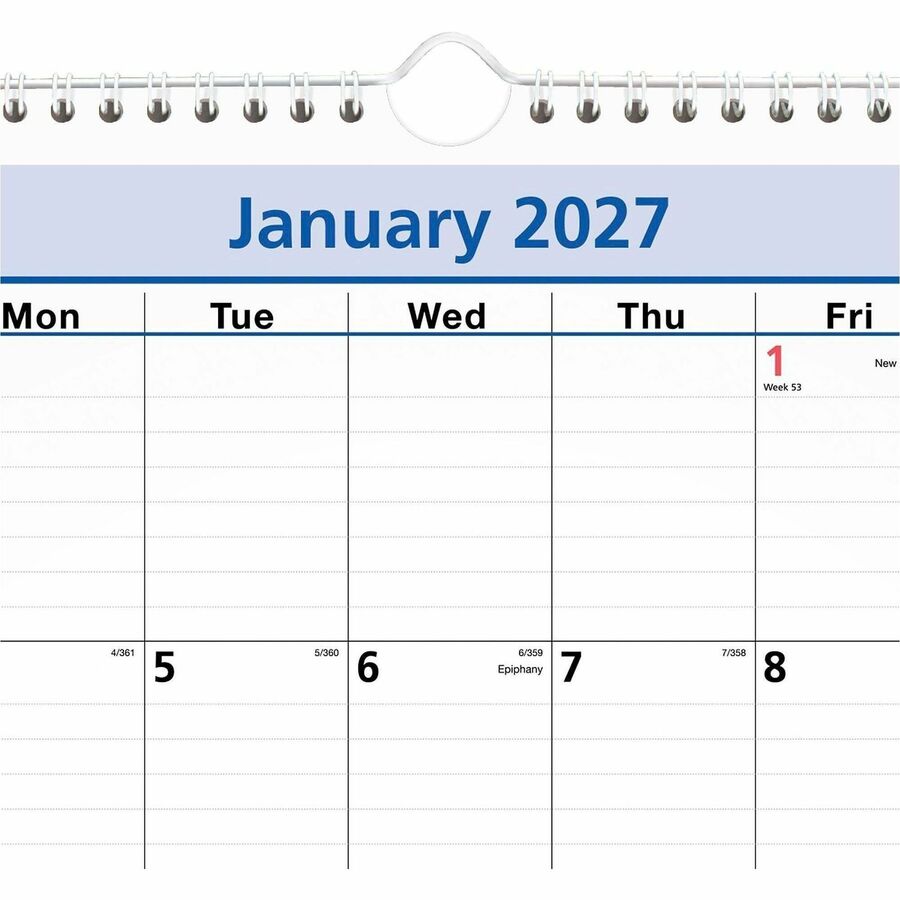 At-A-Glance QuickNotes Wall Calendar