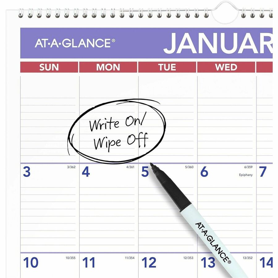 At-A-Glance Erasable Wall Calendar