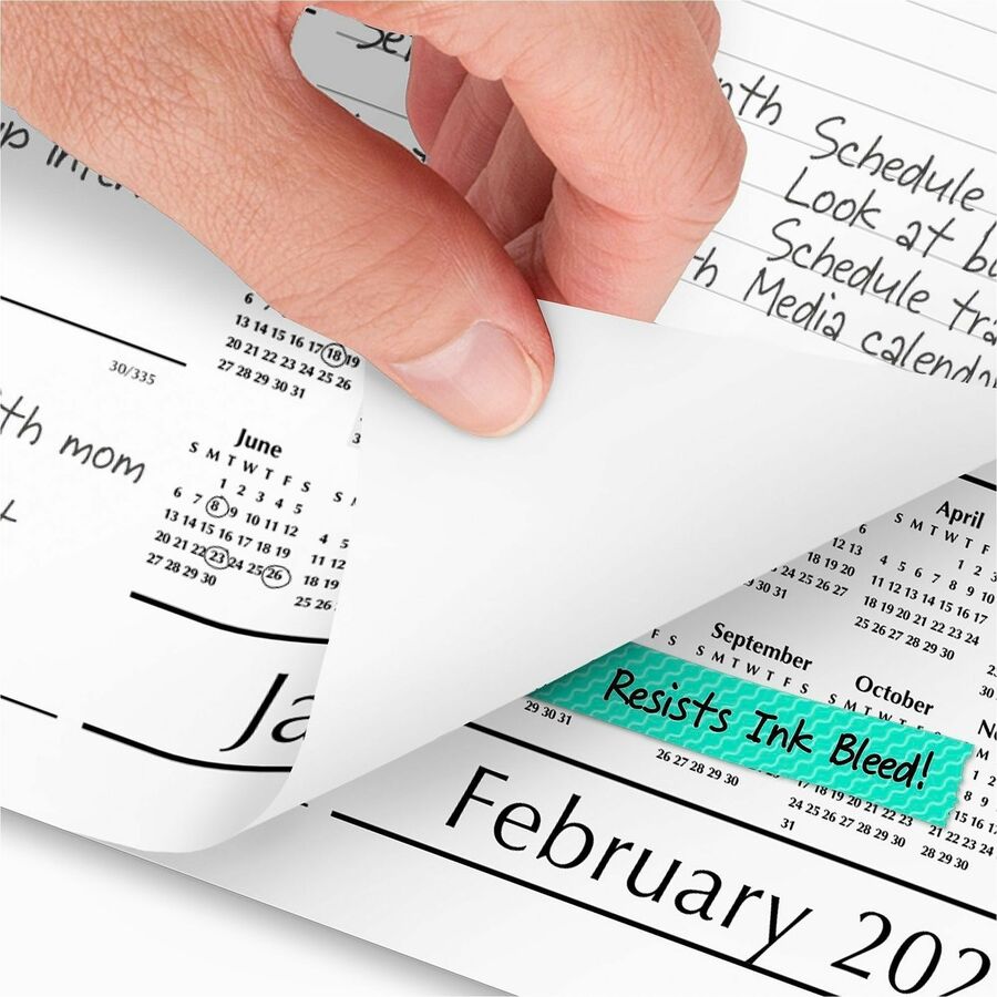 At-A-Glance Desk Pad Calendar, Monthly, January 2026–December 2026, 17 3/4" x 11", White Sheets, Black Headband, Compact, Bleed Resistant, 1 Each
