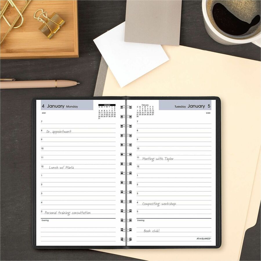 At-A-Glance Daily Appointment Book Planner