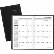 DayMinder Monthly Planner, Black, Pocket, 3 1/2" x 6"