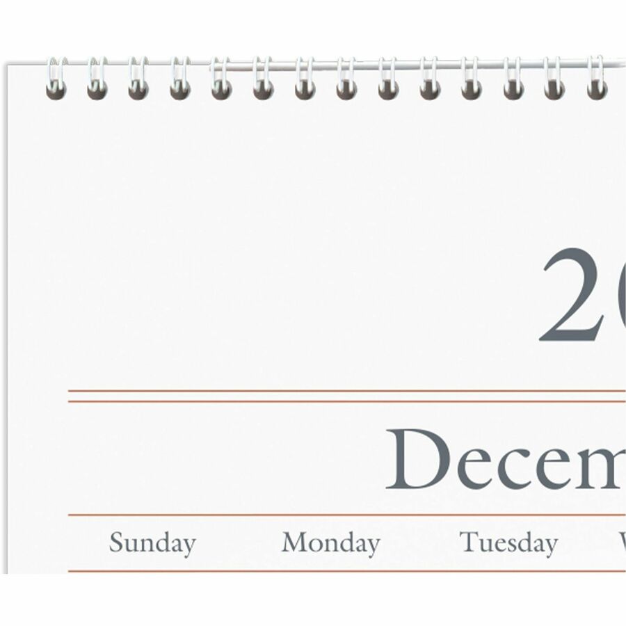 At-A-Glance 3-Month Wall Calendar - Large - Monthly - 15 Month - December 2025 to February 2027 - 3 Month Single Page Layout - 12" x 27" Sheet Size - White Sheet - Wire Bound - Blue, White - Paper - Hanging Loop, Three Month Calendar - 1 Each