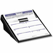 Large - Julian Dates - Weekly - 12 Month - January 2026 to December 2026 - 1 Week Double Page Layout - 5 1/2" x 7" Sheet Size - White Sheet - 1-ring - Desk - Black, Blue, White - Paper - 1 Each