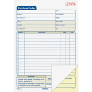 Tape Bound - 2 Part - Carbonless Copy - 5.56" x 8.43" Sheet Size - 2 x Holes - White, Canary - Assorted Sheet(s) - 1 Each