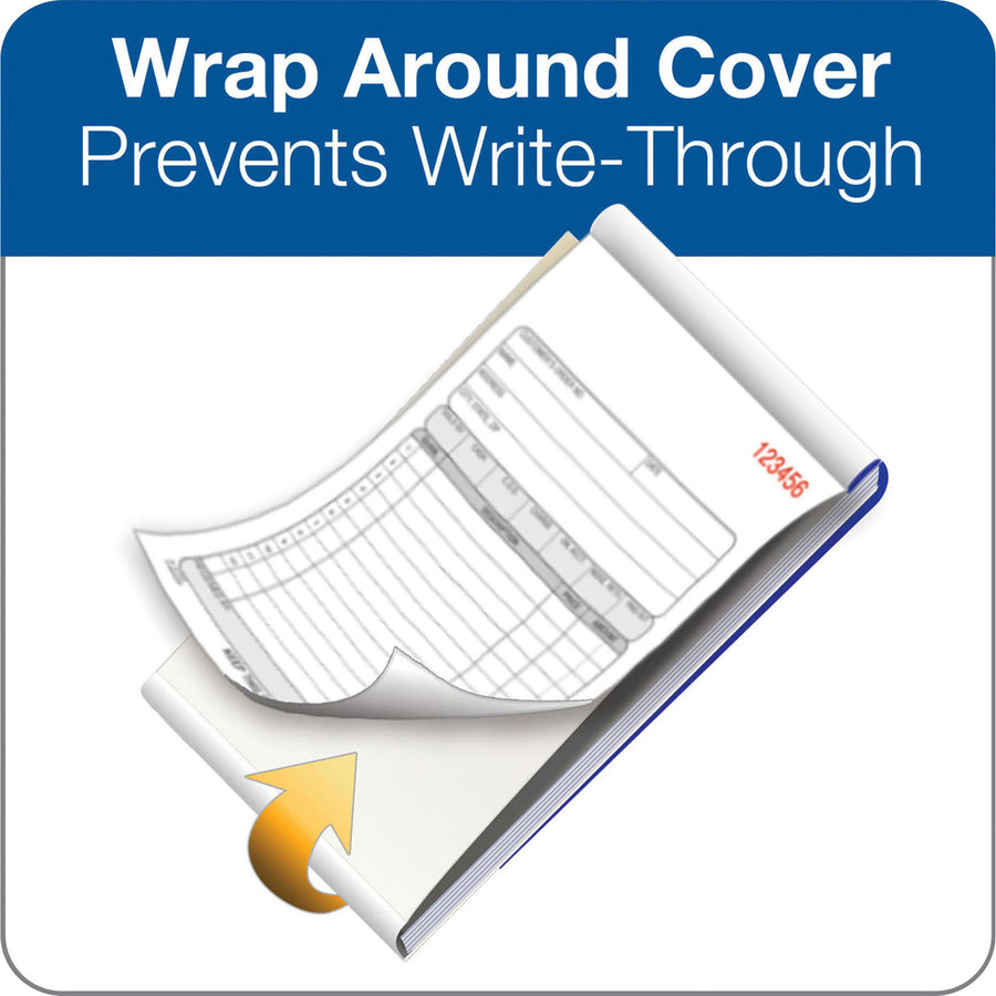 Adams Carbonless 3-part Sales Order Books - 50 Sheet(s) - 3 Part - Carbonless Copy - 4.18" x 7.18" Sheet Size - White, Canary, Pink - Assorted Sheet(s) - 1 Each