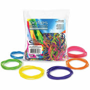 Size: #16, #18, #19, #32, #33, #64 - Reusable, Elastic, Stretchable, Latex-free, Freezer Safe, Microwave Safe, Durable - Pink, Blue, Orange, Lime, Purple, Yellow - 1 Box