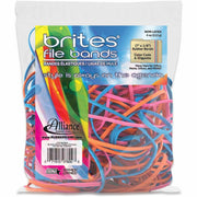 Size: #117B - 7" Length x 0.1" Width - Reusable, Elastic, Stretchable, Latex-free, Freezer Safe, Microwave Safe, Durable - Pink, Blue, Orange - 50 / Pack