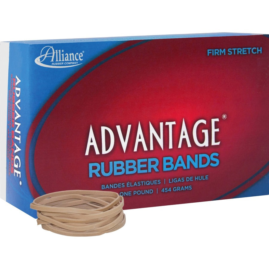Alliance Rubber Advantage Rubber Bands - Size: #32 - 3" Length x 0.1" Width - Natural - 1 Box