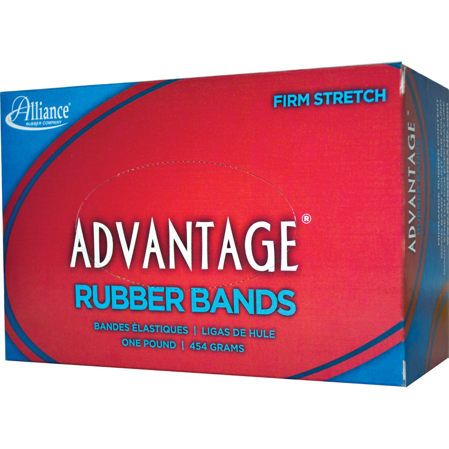Alliance Rubber Advantage Rubber Bands - Size: #54 - Stretchable, Elastic - Natural Crepe - 1 Box