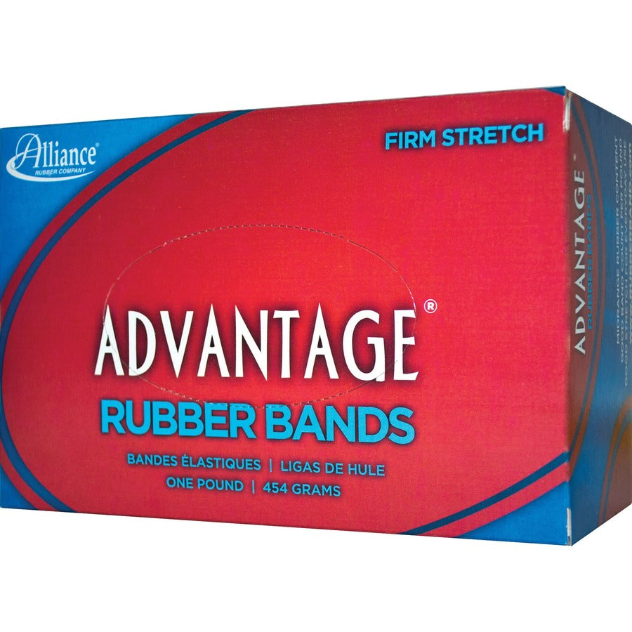 Alliance Rubber Advantage Rubber Bands - Size: #64 - 3.5" Length x 0.3" Width - Natural - 1 Box
