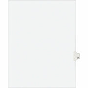 Avery Individual Legal Exhibit Divider, Avery Style, Digit 17, 1 Printed Tab, Letter Size, White, Reinforced Rip Proof Tab, Unpunched, 20% Recycled, 1 Tab per Set, 1 Pack