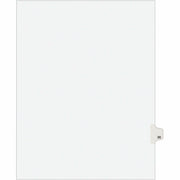 Avery Individual Legal Exhibit Divider, Avery Style, Digit 20, 1 Printed Tab, 1 Tab/Set, Letter Size, White, 8.5" x 11", 20% Recycled, Reinforced Rip Proof Tab, Unpunched, 1 Pack