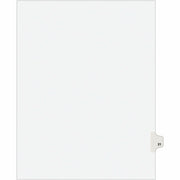 Avery Individual Legal Exhibit Divider, Avery Style, Digit 21, 1 Printed Tab, Letter Size, White, 1 Tab/Set, 1 Pack, Reinforced Rip Proof Tab, Unpunched, 20% Recycled Content