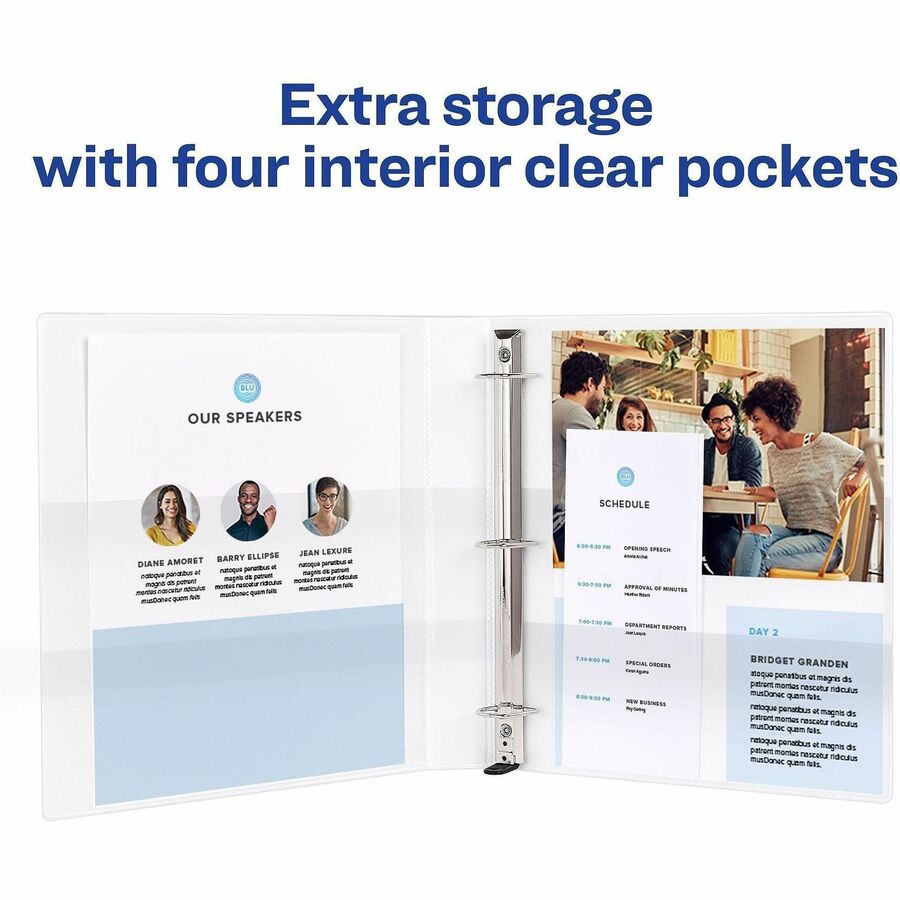 Avery&reg; Extra-Wide Heavy-Duty View Binder with One Touch EZD Rings