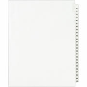 Avery Standard Collated Legal Exhibit Divider Set, Avery Style, 25 Dividers, Tabs 76-100, Letter Size, White, Reinforced Rip Proof Tabs, Unpunched, 1 Set