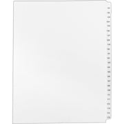 Avery Standard Collated Legal Exhibit Divider Set, 25 Dividers, Tabs 151-175, Letter Size, White Paper, Clear Reinforced Rip Proof Tabs, Unpunched, 1 Set, 20% Recycled Content