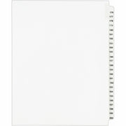 Avery Standard Collated Legal Exhibit Divider Set, Avery Style, 25 Dividers (Tabs 176-200), Letter Size, White Paper, Clear Reinforced Rip Proof Tabs, Unpunched, 1 Set, 20% Recycled Content
