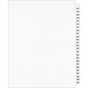 Avery Standard Collated Legal Exhibit Divider Set, 25 Dividers, Tabs 226-250, Letter Size, White Paper, Clear Reinforced Rip Proof Tabs, Unpunched, 1 Set, 20% Recycled Content