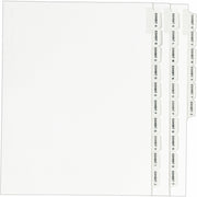 Avery Standard Collated Legal Exhibit Divider Set, A-Z, 26 Tabs, Letter Size, White, Reinforced Rip Proof Tabs, Unpunched, 20% Recycled, 1 Set