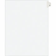 Avery Individual Legal Exhibit Dividers, Avery Style, 25 Dividers, Printed Tab A, 8.5" x 11", White, Reinforced Rip Proof Tab, Unpunched, 20% Recycled, 1 Pack