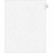 Avery Individual Legal Exhibit Dividers, Avery Style, 25 Dividers, Printed Tab B, 8.5" x 11", White, Reinforced Rip Proof Tab, Unpunched, 20% Recycled, 1 Pack