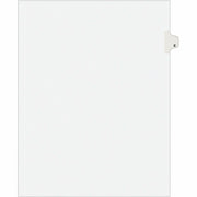 Avery Individual Legal Exhibit Divider, Avery Style, Tab E, 25 Dividers, 8.5" x 11", White, Reinforced Rip Proof Tab, Unpunched, 20% Recycled, 1 Pack