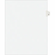 Avery Individual Legal Exhibit Dividers, Avery Style, 25 Dividers, Printed Tab F, 8.5" x 11", White, Reinforced Rip Proof Tab, Unpunched, 20% Recycled, 1 Pack