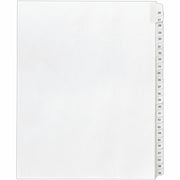Avery Collated Legal Exhibit Dividers, Allstate Style, 25 Dividers per Set, Tabs 26-50, Letter Size, White, Reinforced Rip Proof Tabs, Unpunched, 20% Recycled Content